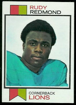Rudy Redmond 1973 Topps football card