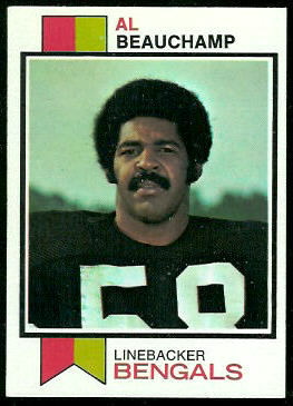 Al Beauchamp 1973 Topps football card