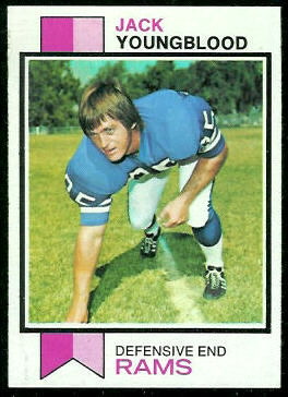 Jack Youngblood 1973 Topps football card