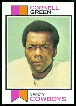 Cornell Green 1973 Topps football card