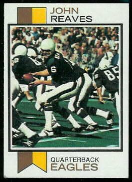 John Reaves 1973 Topps football card