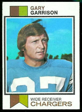 Gary Garrison 1973 Topps football card Gary Garrison 1973 Topps football card