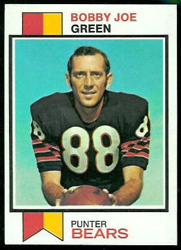 Bobby Joe Green 1973 Topps football card