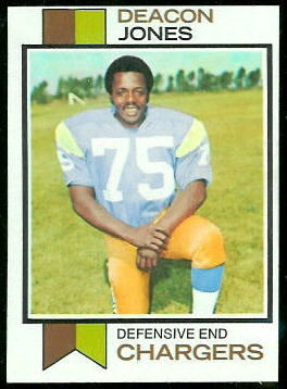 Deacon Jones 1973 Topps football card Deacon Jones 1973 Topps football card
