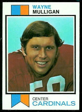 Wayne Mulligan 1973 Topps football card