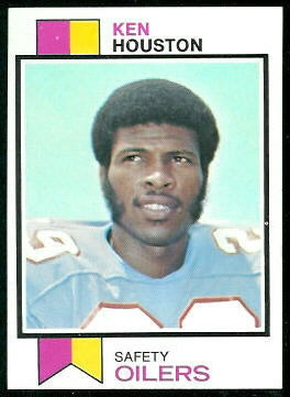 Ken Houston 1973 Topps football card