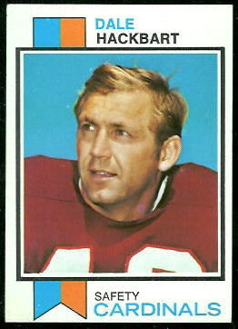 Dale Hackbart 1973 Topps football card