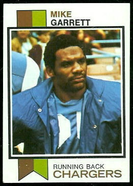 Mike Garrett 1973 Topps football card