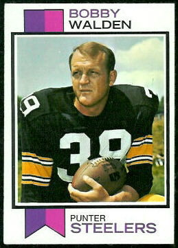 Bobby Walden 1973 Topps football card