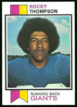 Rocky Thompson 1973 Topps football card
