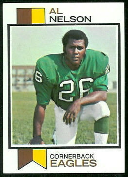 Al Nelson 1973 Topps football card