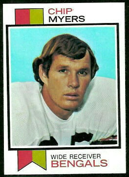Chip Myers 1973 Topps football card