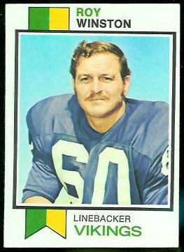 Roy Winston 1973 Topps football card