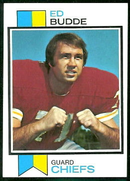 Ed Budde 1973 Topps football card