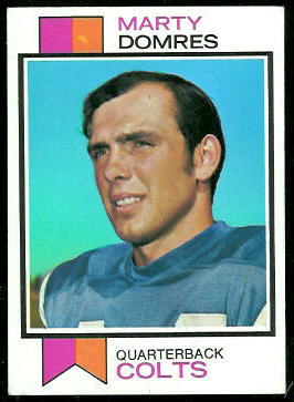 Marty Domres 1973 Topps football card