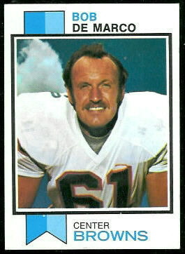 Bob DeMarco 1973 Topps football card