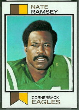 Nate Ramsey 1973 Topps football card