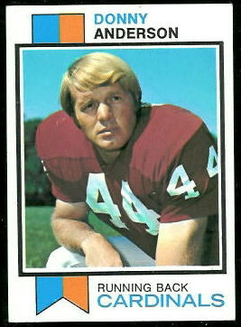 Donny Anderson 1973 Topps football card