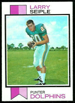 Larry Seiple 1973 Topps football card