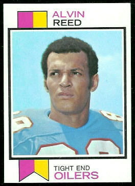 Alvin Reed 1973 Topps football card Alvin Reed 1973 Topps football card