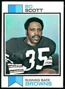 Bo Scott 1973 Topps football card