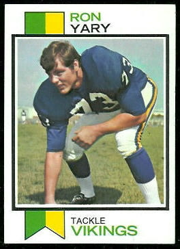 Ron Yary 1973 Topps football card