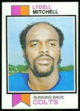 Lydell Mitchell 1973 Topps football card