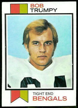 Bob Trumpy 1973 Topps football card