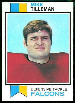 Mike Tilleman 1973 Topps football card