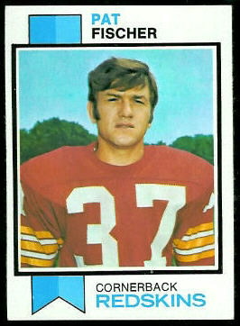 Pat Fischer 1973 Topps football card