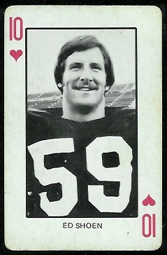 Ed Shoen 1974 Colorado Playing Cards football card