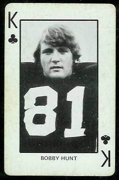 Bobby Hunt 1974 Colorado Playing Cards football card