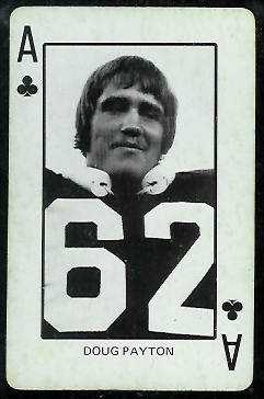 Doug Payton 1974 Colorado Playing Cards football card