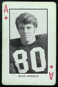 Buck Arnold 1974 Colorado Playing Cards football card