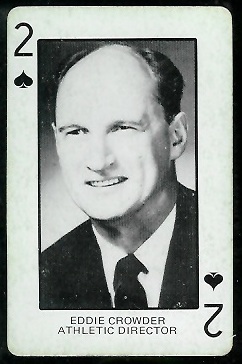 Eddie Crowder 1974 Colorado Playing Cards football card Eddie Crowder 1974 Colorado Playing Cards football card