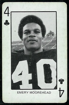 Emery Moorehead 1974 Colorado Playing Cards football card