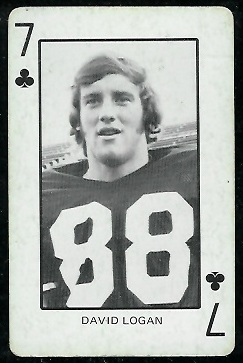 Dave Logan 1974 Colorado Playing Cards football card