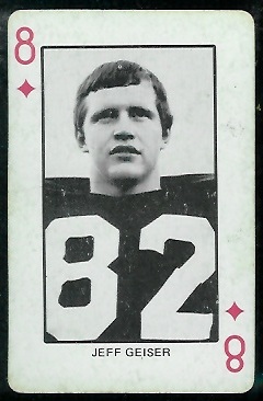 Jeff Geiser 1974 Colorado Playing Cards football card