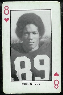 Mike Spivey 1974 Colorado Playing Cards football card