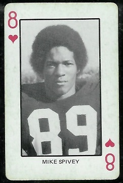 Mike Spivey 1974 Colorado Playing Cards football card Mike Spivey 1974 Colorado Playing Cards football card