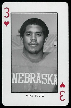 Mike Fultz 1974 Nebraska Playing Cards football card