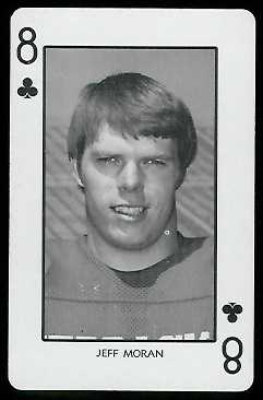 Jeff Moran 1974 Nebraska Playing Cards football card