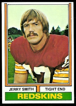 Jerry Smith 1974 Parker Brothers football card