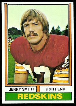 Jerry Smith 1974 Parker Brothers football card Jerry Smith 1974 Parker Brothers football card