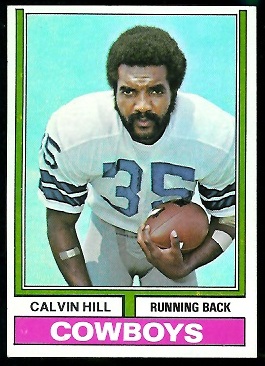 Calvin Hill 1974 Parker Brothers football card