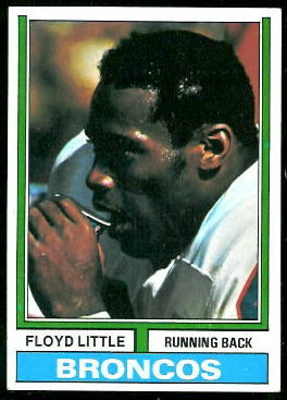 Floyd Little 1974 Topps football card