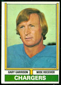 Gary Garrison 1974 Topps football card