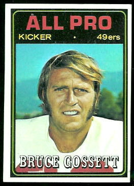 Bruce Gossett All-Pro 1974 Topps football card