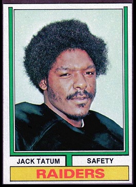 Jack Tatum 1974 Topps football card