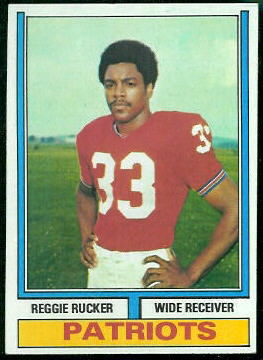 Reggie Rucker 1974 Topps football card